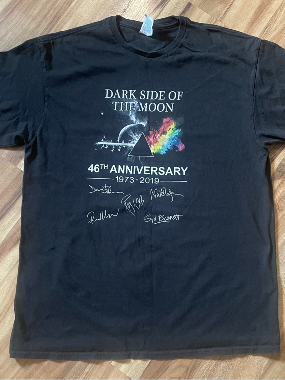 Official Pink Floyd 46th Anniversary Shirt - Dark Side of the Moon - Men's L